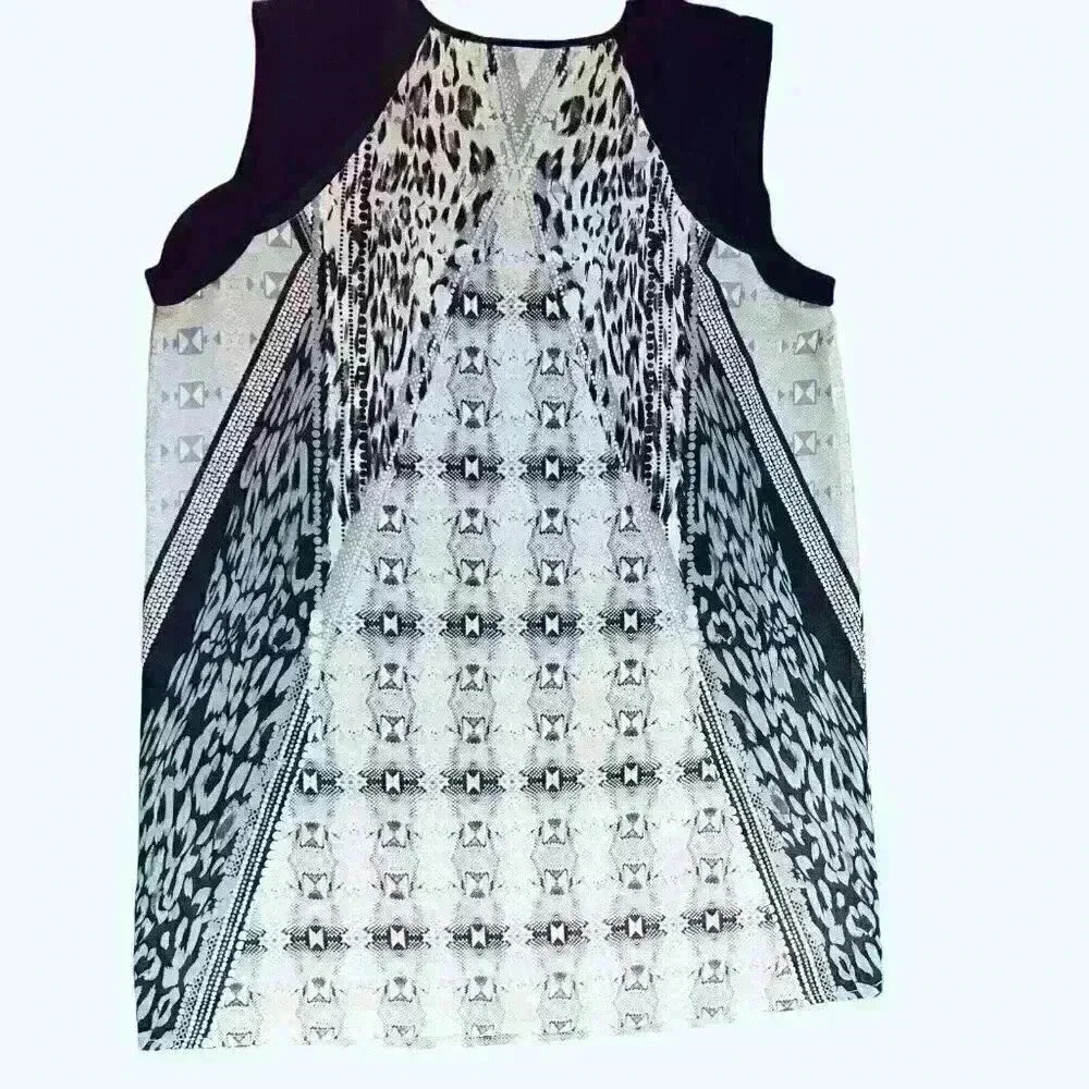 Cabi Sz S Tank/Shell‎ Snake Skin Print Business Preppy